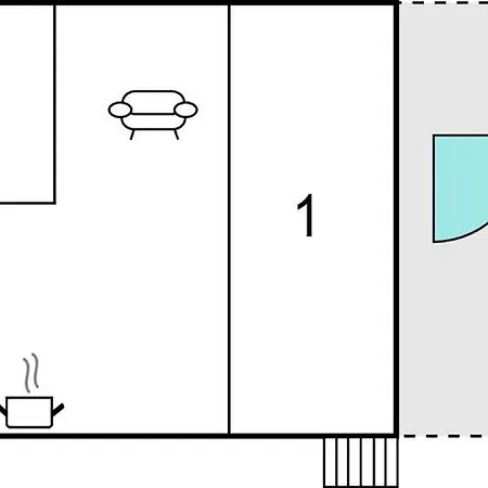 Appartement 1 Bedroom Beautiful In
